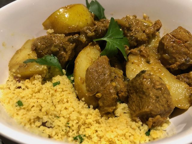 Moroccan Lamb Tagine with Pears