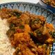 Beef with Sweet Potato & Spinach using Persian Advieh