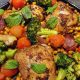 Oven-baked Chicken & Broccoli with Chickpeas